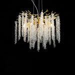 Wisteria Bloom Crystal Chandelier – Gold & Crystal Statement