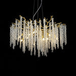 Wisteria Bloom Crystal Chandelier – Gold & Crystal Statement