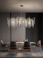 Wisteria Bloom Crystal Chandelier – Gold & Crystal Statement