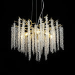 Wisteria Bloom Crystal Chandelier – Gold & Crystal Statement