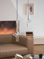 Wonder Glass Globe Suspension Lamp – Gold & Black Multi-Head