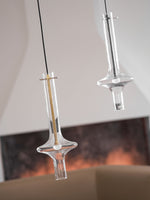 Wonder Glass Globe Suspension Lamp – Gold & Black Multi-Head