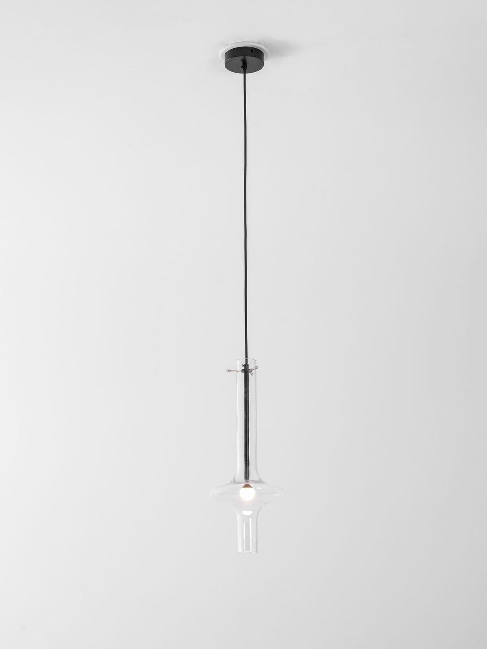 Wonder Glass Globe Suspension Lamp – Gold & Black Multi-Head