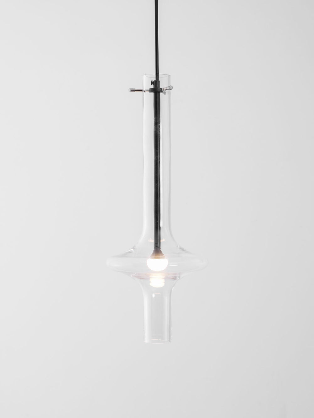 Wonder Glass Globe Suspension Lamp – Gold & Black Multi-Head