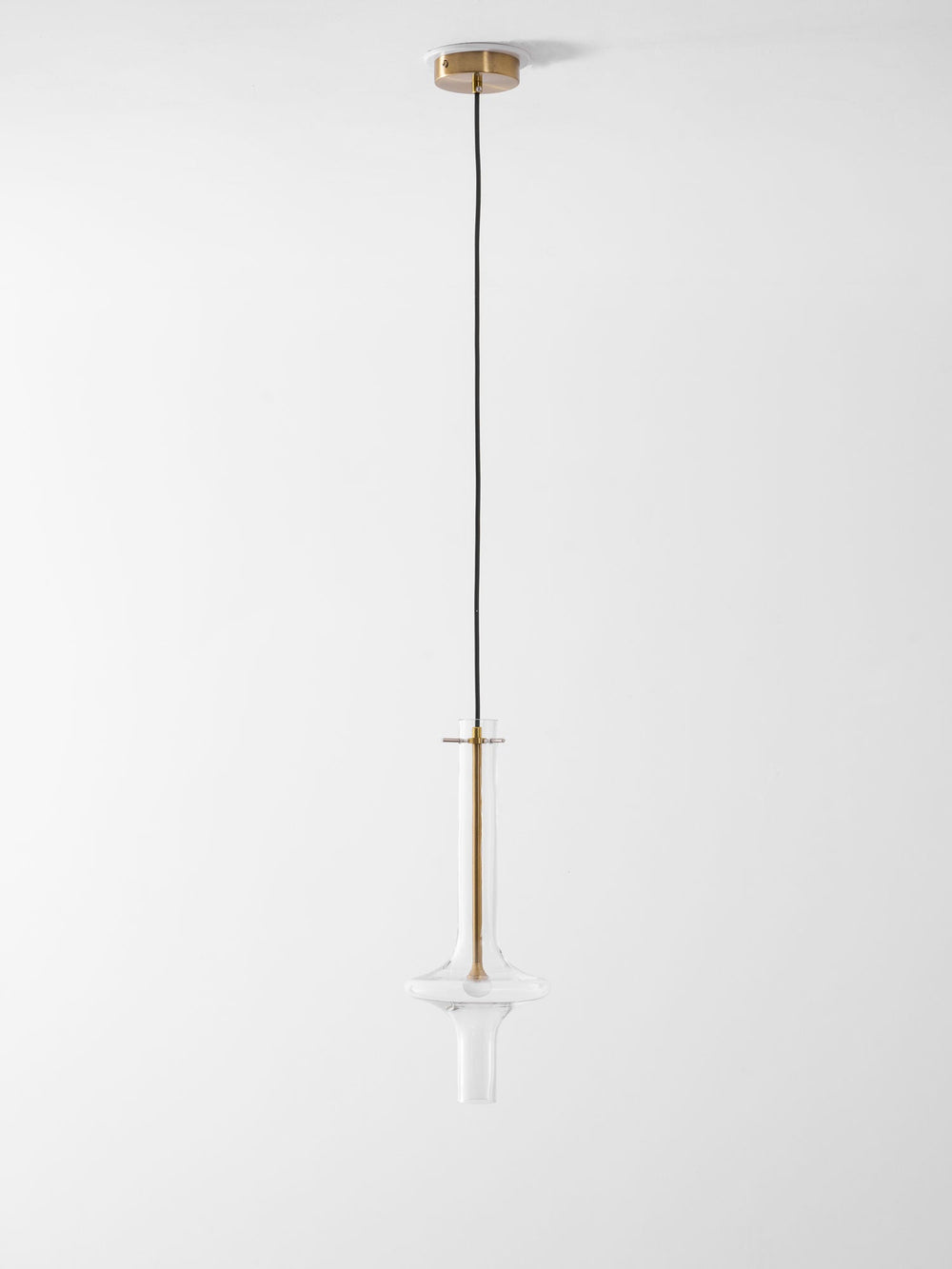 Wonder Glass Globe Suspension Lamp – Gold & Black Multi-Head