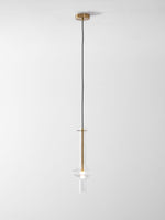 Wonder Glass Globe Suspension Lamp – Gold & Black Multi-Head