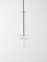 Wonder Glass Globe Suspension Lamp – Gold & Black Multi-Head