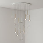 Wonder Glass Globe Suspension Lamp – Gold & Black Multi-Head