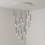 Wonder Glass Globe Suspension Lamp – Gold & Black Multi-Head