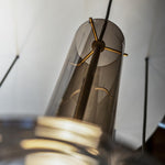 Wonder Glass Globe Suspension Lamp – Gold & Black Multi-Head