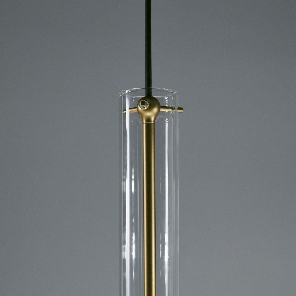 Wonder Glass Globe Suspension Lamp – Gold & Black Multi-Head