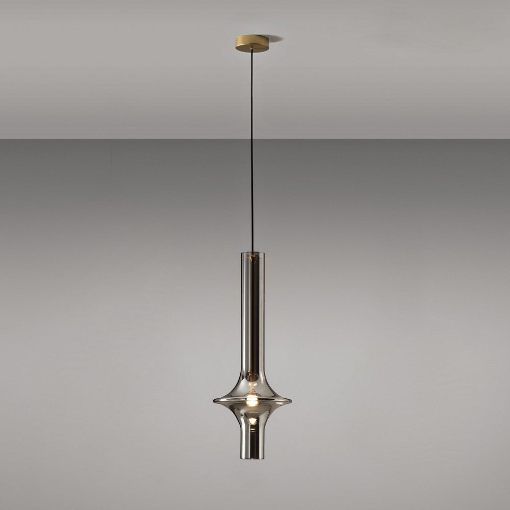 Wonder Glass Globe Suspension Lamp – Gold & Black Multi-Head