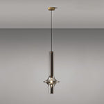 Wonder Glass Globe Suspension Lamp – Gold & Black Multi-Head