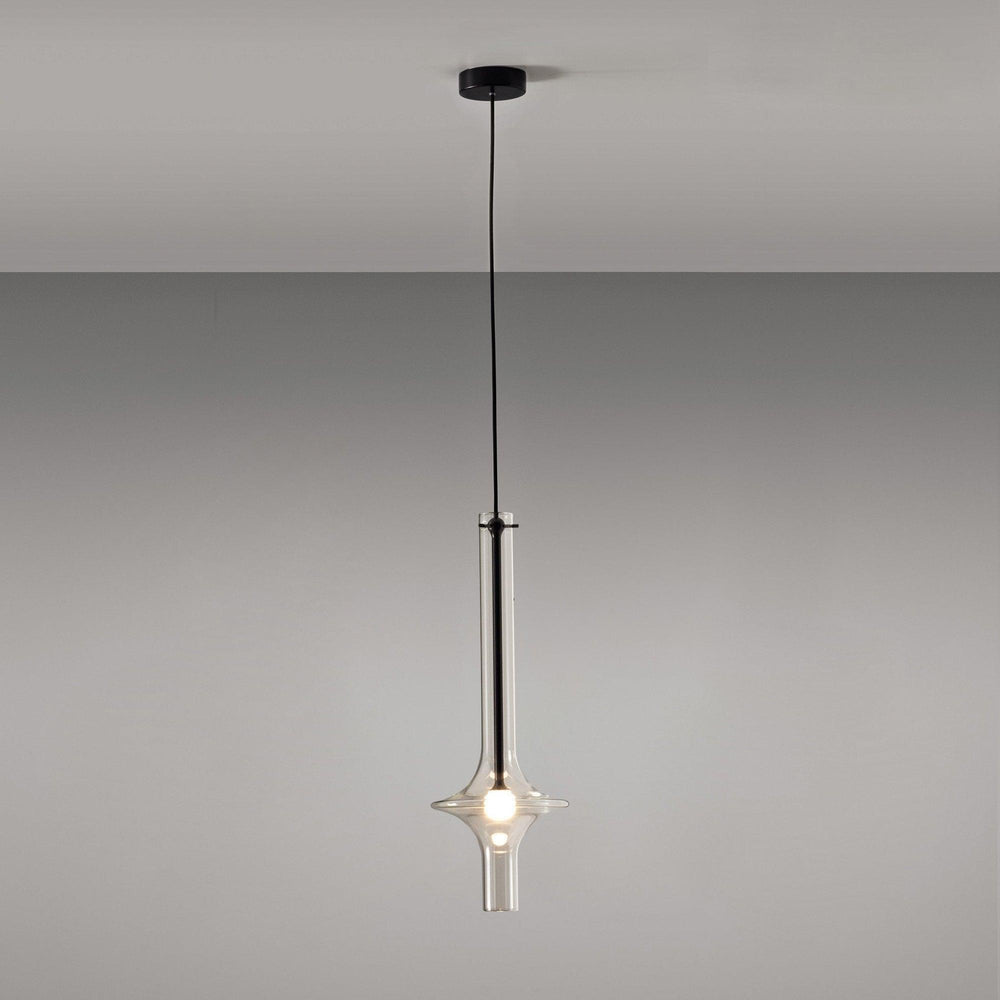 Wonder Glass Globe Suspension Lamp – Gold & Black Multi-Head