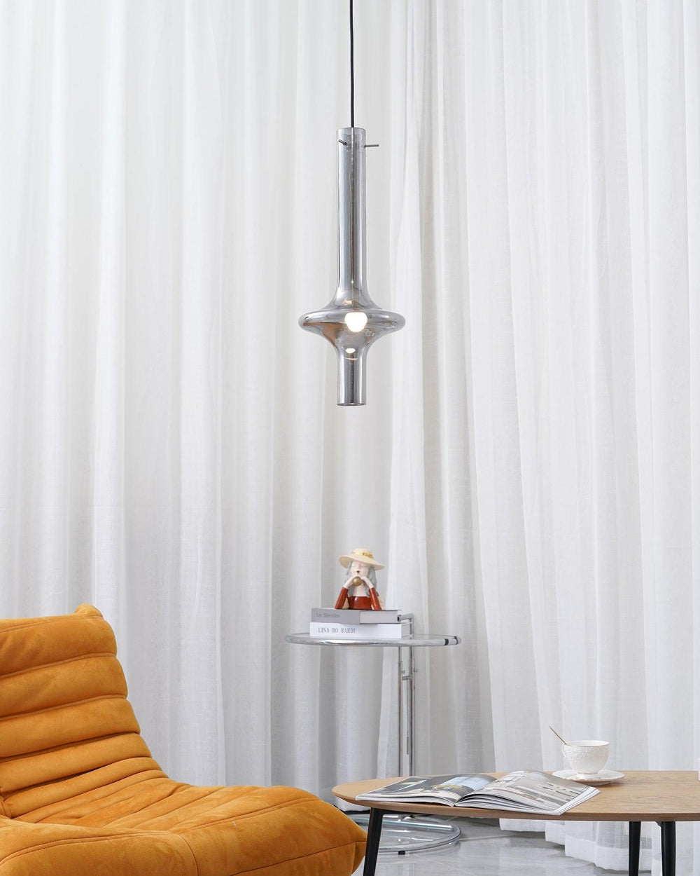 Wonder Glass Globe Suspension Lamp – Gold & Black Multi-Head