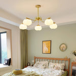 Plastic Cotton Balls Chandelier