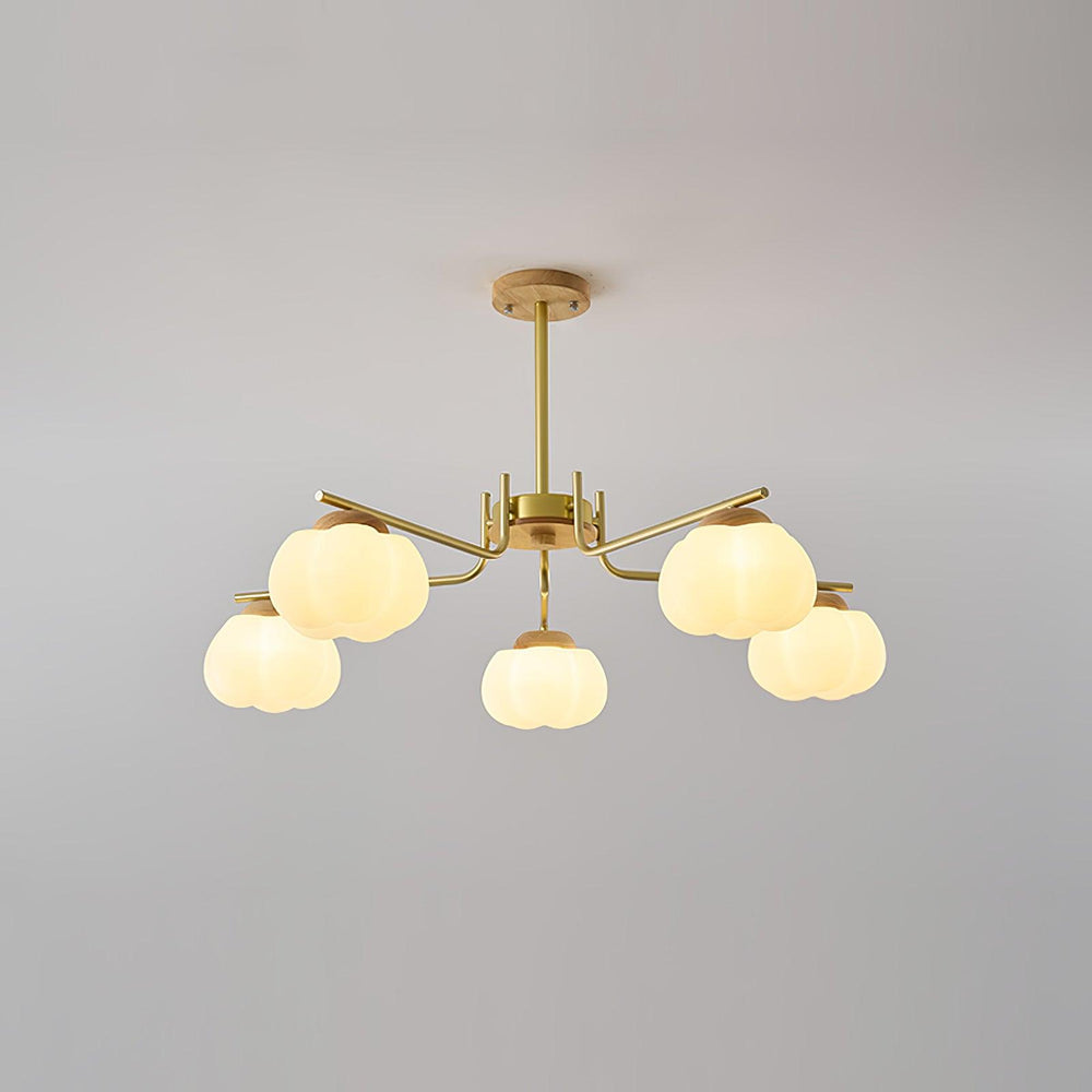 Plastic Cotton Balls Chandelier