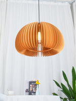 Wooden Pumpkin Swag Lights