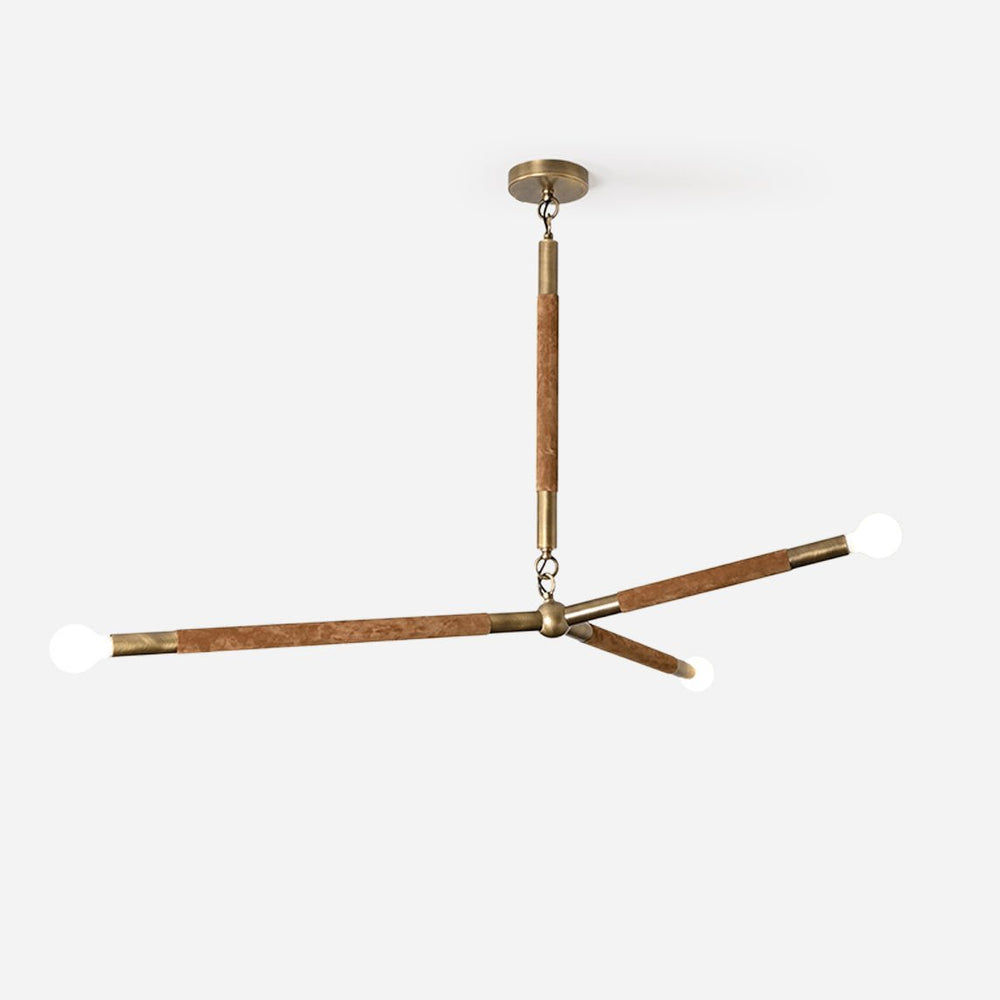 Wrapped Linear Chandelier