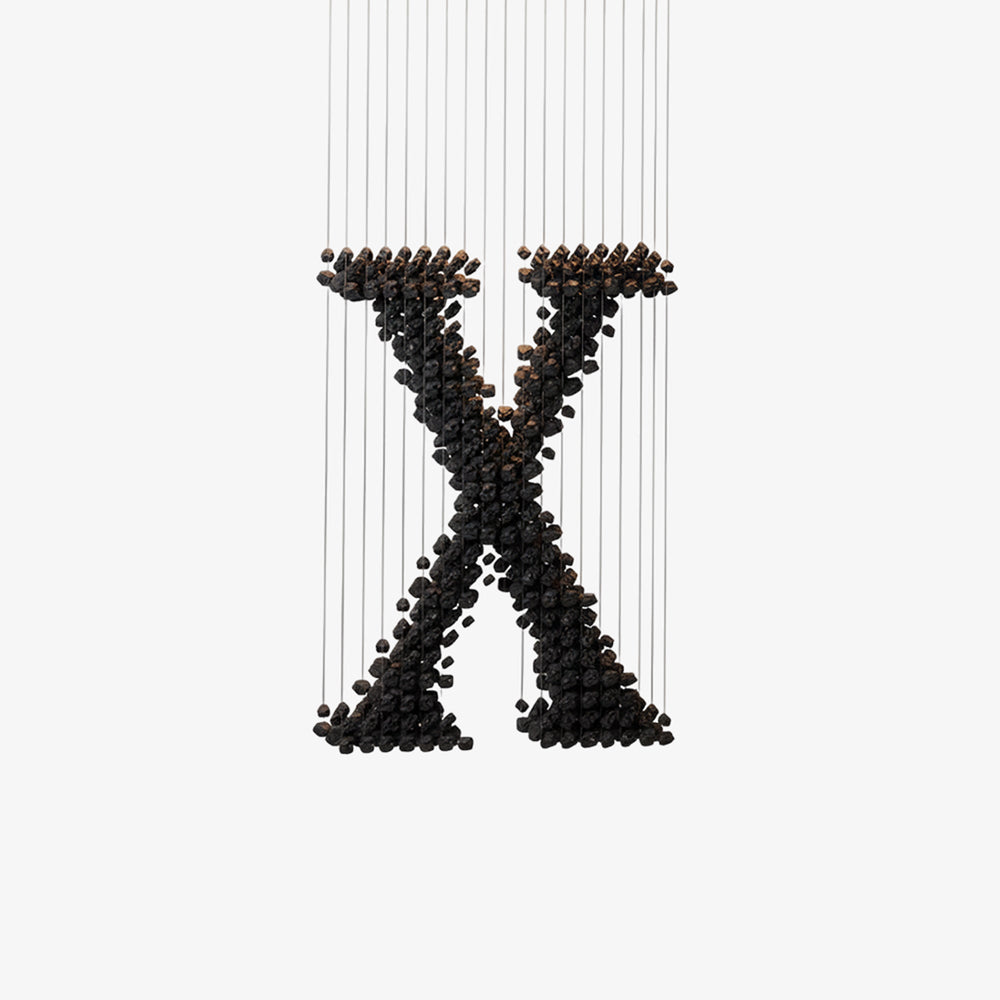 Charcoal Chandeliers X