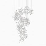 Gingko Spiral Leaf Chandelier