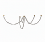 Pearl Glass Necklace Balls Chandelier