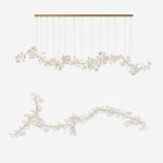 Porcelain Gingko Chandelier