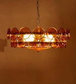 Solaris Disc Glass Chandelier