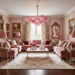 Fuchsia Prism Empire Chandelier