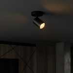 Apex Directional Spotlight – Matte Black 1-Head GU10 Ceiling Track Light