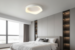Nova Ceiling Light - White - Contemporary Bedroom