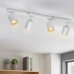 Apex Directional Spotlight – Matte White 4-Head GU10 Ceiling Track Light