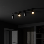 Apex Directional Spotlight – Matte Black 4-Head GU10 Ceiling Track Light
