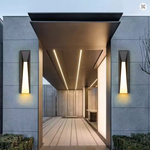 Obsidian Cube Sconce – Modern Luxury LED Architectural Up & Down Outdoor Wall Light