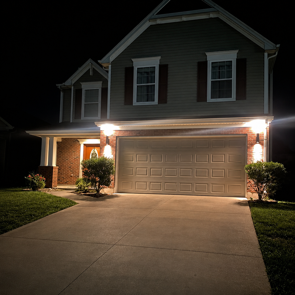 TwinBeam Architectural Wall Sconce – Modern Waterproof LED Up & Down Outdoor Light